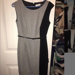 Calvin Klein size 4 belted dress